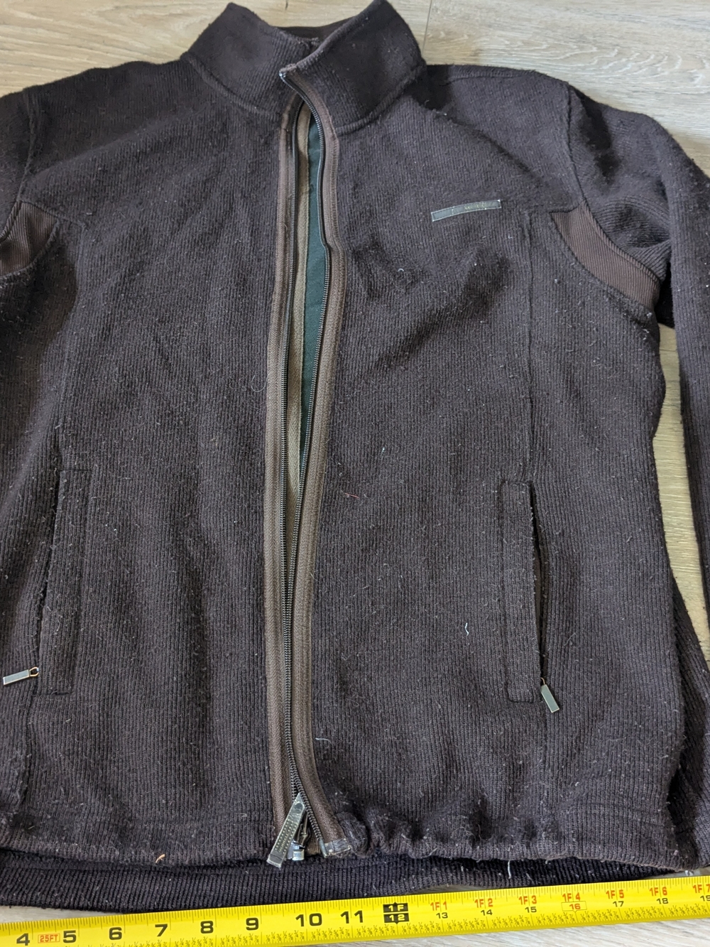 Merrell Brown Lightweight Zip-Up Shirt Jacket